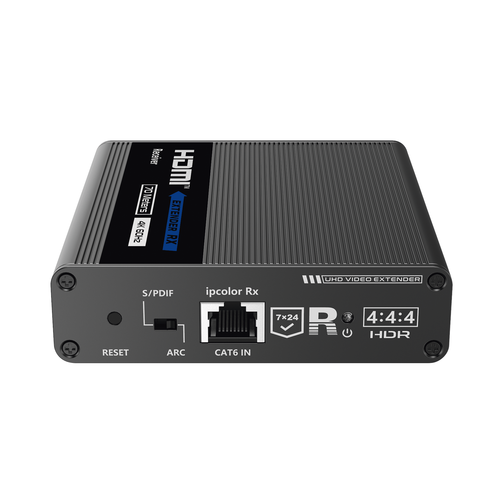 Receptor HD HDMI 4K@60Hz con IR / Distancia de 70 Metros / Conexión en cascada de hasta 10 receptores con TT676