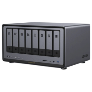 NAS UGREEN NASync DXP8800 Plus / Intel Core i5-1235U 10 Núcleos / 8 Bahías SATA + 2 M.2 NVMe / 2 Puertos 10GbE / Thunderbolt 4 / HDMI 8K / DDR5 Expandible 64GB / PCIe 4.0 x4
